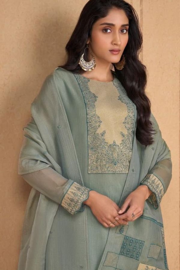 Omtex Nicole Silk Tissue Ladies Salwar Suit 16441-D