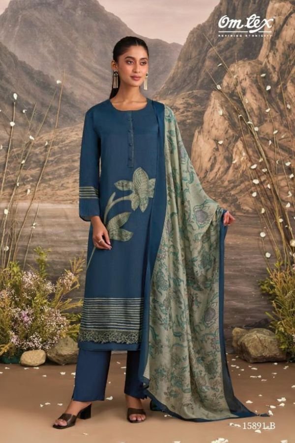 Omtex Quincy Muslin Silk Ladies Suit 15891-B