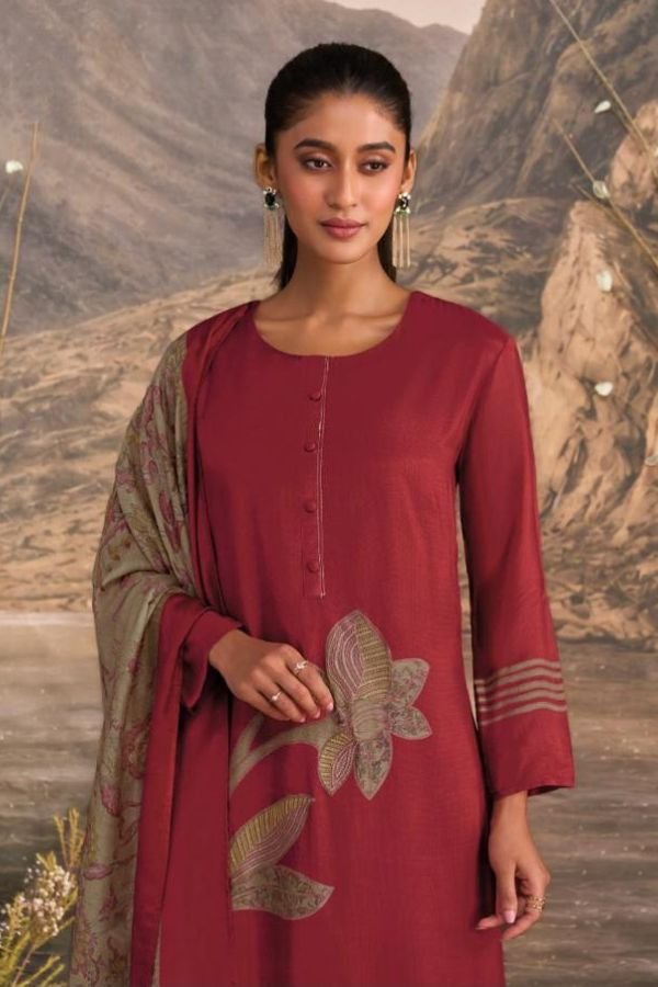 Omtex Quincy Muslin Silk Ladies Suit 15891-A