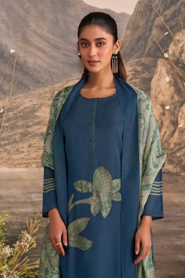 Omtex Quincy Muslin Silk Ladies Suit 15891-B