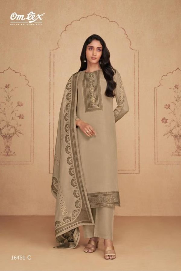 Omtex Rebecca Muslin Ladies Salwar Suit 16451-C