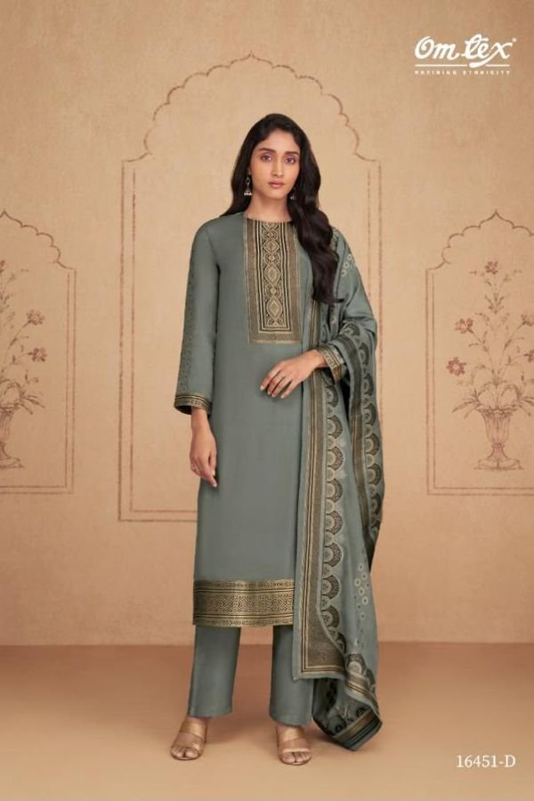 Omtex Rebecca Muslin Ladies Salwar Suit 16451-D
