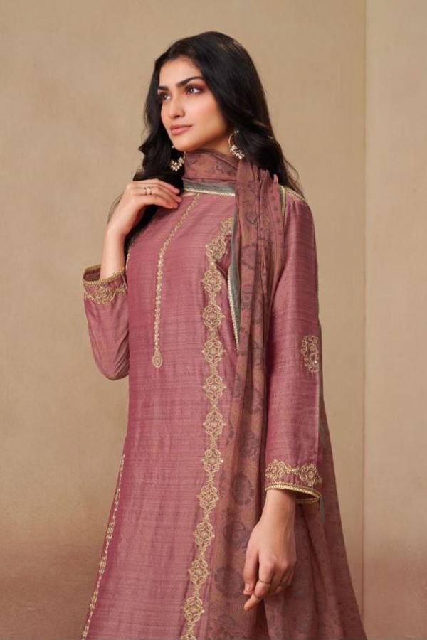 Omtex Tulika Pure Tusser Silk Ladies Suit 15881-A