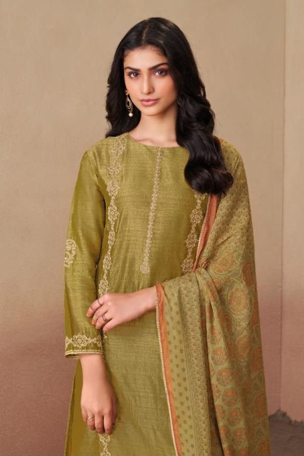 Omtex Tulika Pure Tusser Silk Ladies Suit 15881-B
