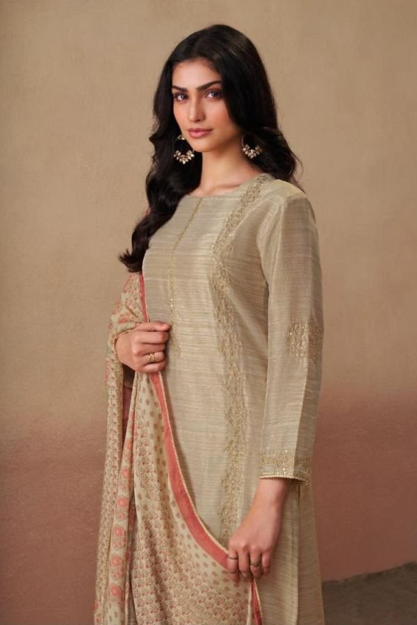 Omtex Tulika Pure Tusser Silk Ladies Suit 15881-D