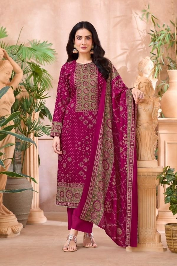 Salvi Fashion Suvarna Gajji Silk Ladies Suit 1001