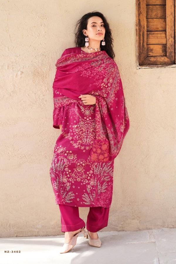 Sanaz Nazaara Muslin Ladies Salwar Suit NZ-3402
