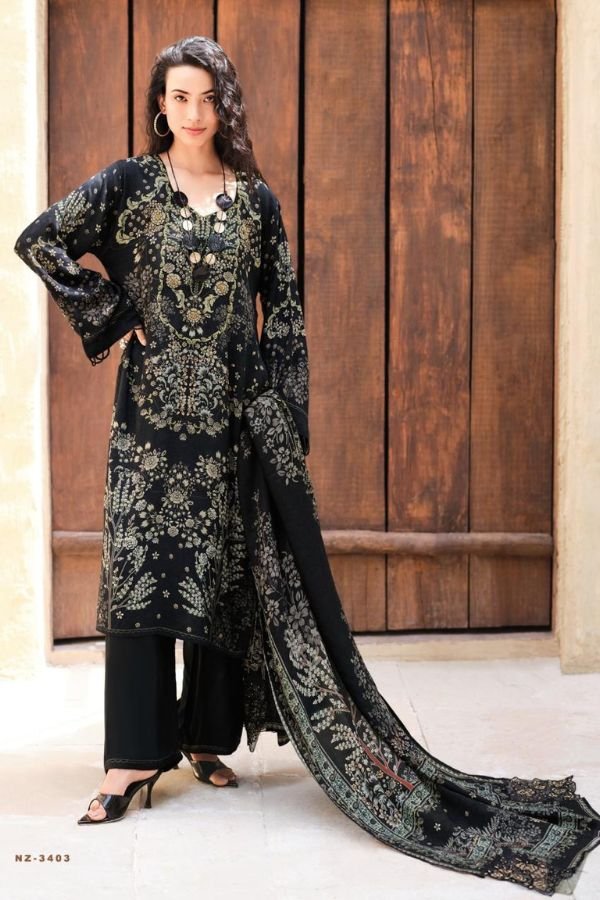 Sanaz Nazaara Muslin Ladies Salwar Suit NZ-3403