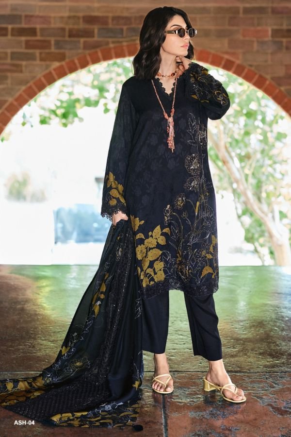 Varsha Fashion Ash Viscose Woven Ladies Suit ASH-04