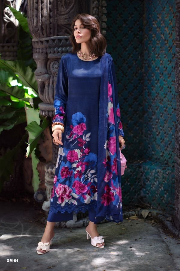 Varsha Fashion Garden Memoir Crepe Ladies Suit GM-04