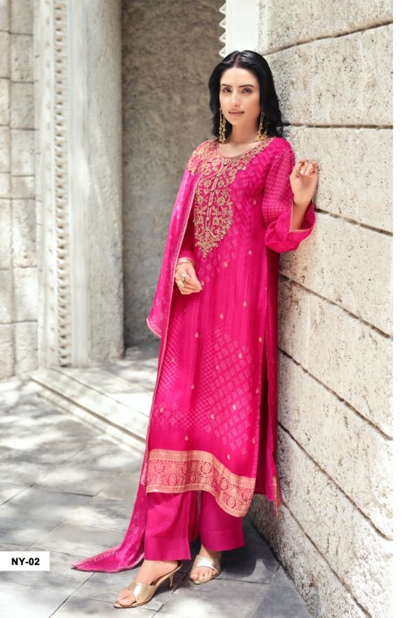 Varsha Fashion Neelaya Organza Woven Printed Suit NV-02
