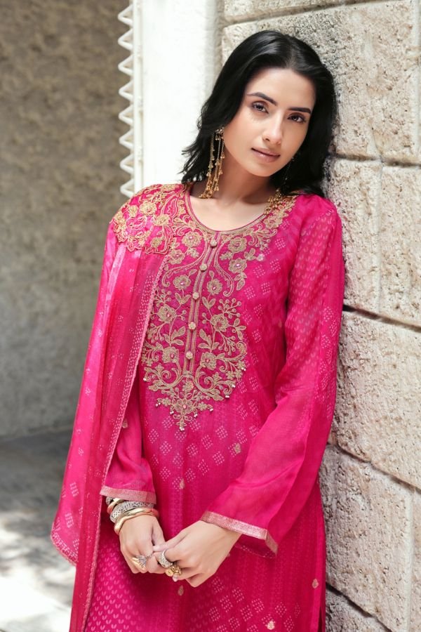 Varsha Fashion Neelaya Organza Woven Printed Suit NV-02