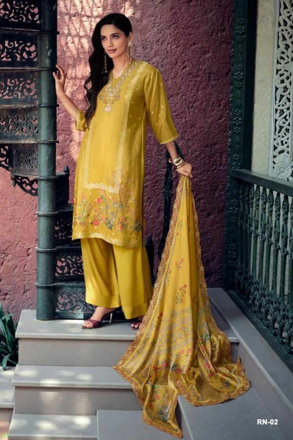 Varsha Fashion Resham Noor Viscose Woven Ladies Suit RN-02