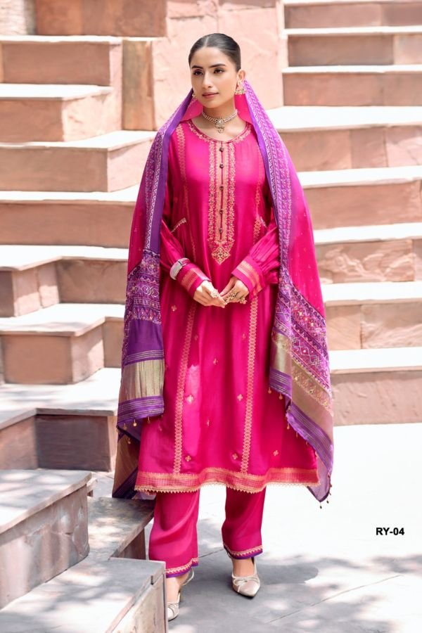 Varsha Fashion Rivaya Viscose Woven Ladies Suit RY-04