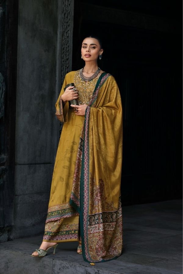 Varsha Fashion Sarv Viscose Cream Silk Ladies Suit SV-02