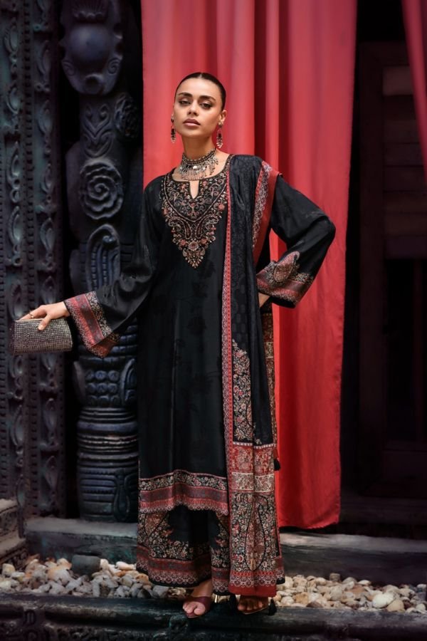 Varsha Fashion Sarv Viscose Cream Silk Ladies Suit SV-03