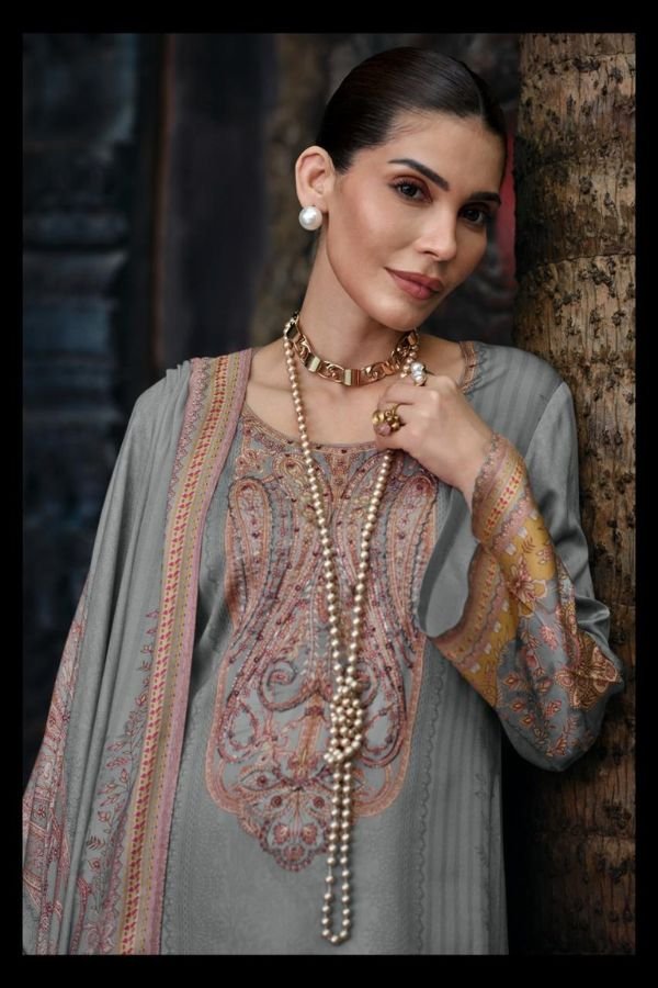Varsha Fashion Shazneen Viscose Muslin Ladies Suit SN-02