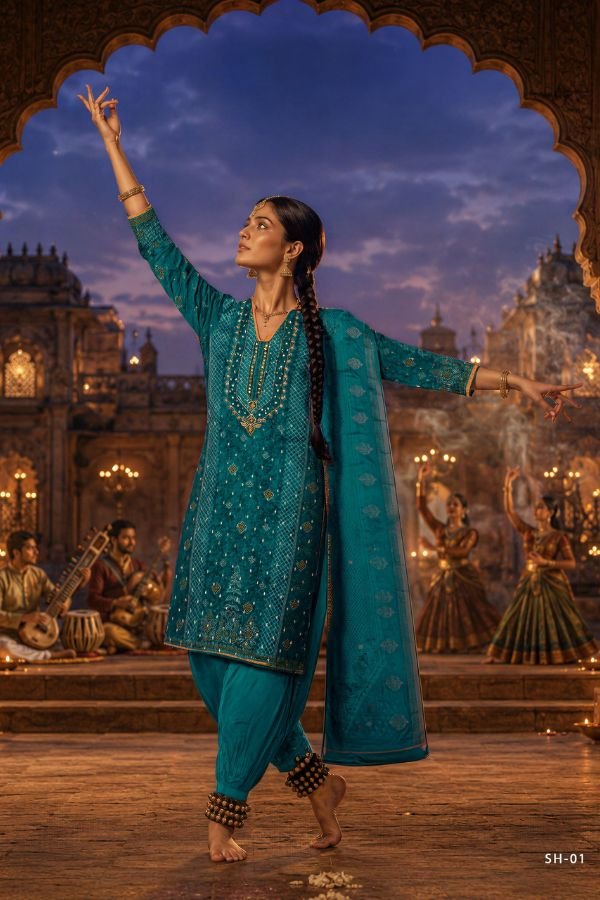 Varsha Fashion Sihaya Russian Silk Ladies Suit SH-01