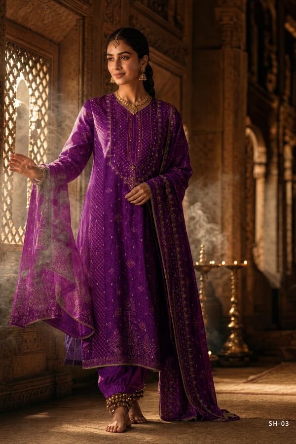Varsha Fashion Sihaya Russian Silk Ladies Suit SH-03