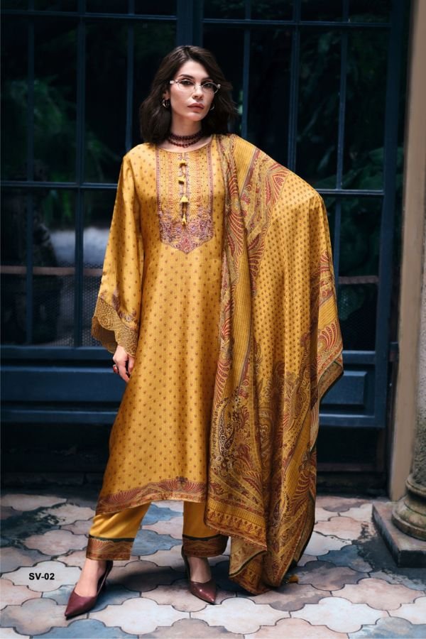 Varsha Fashion Svara Crepe Printed Ladies Salwar Suit SV-02