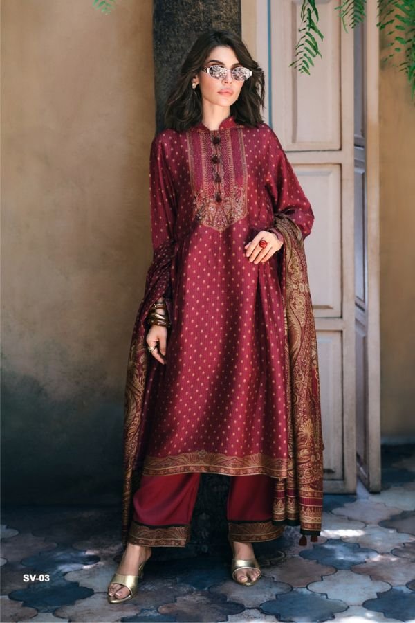 Varsha Fashion Svara Crepe Printed Ladies Salwar Suit SV-03