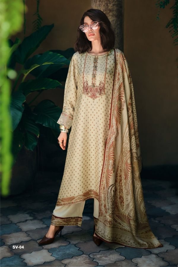 Varsha Fashion Svara Crepe Printed Ladies Salwar Suit SV-04