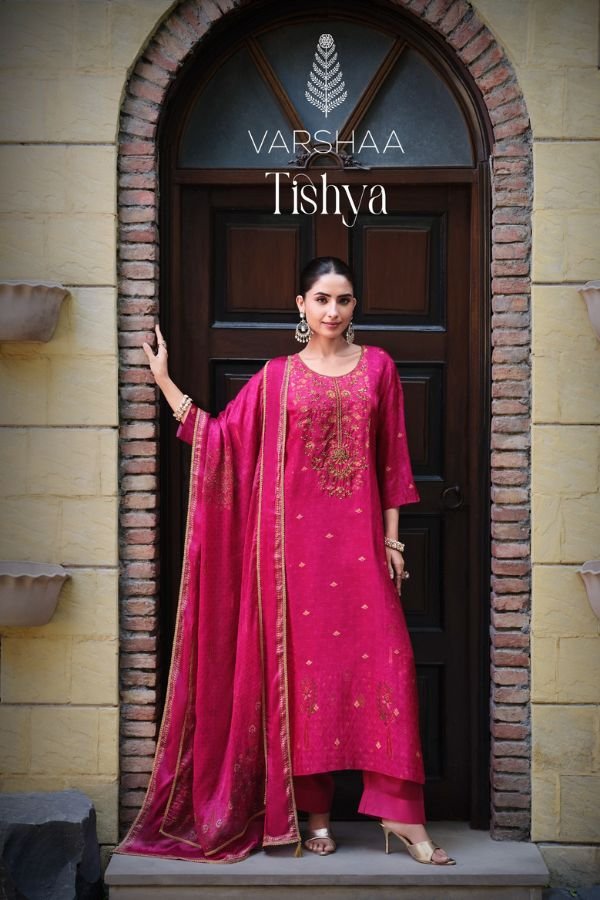 Varsha Fashion Tishya Viscose Woven Ladies Suit TS-04