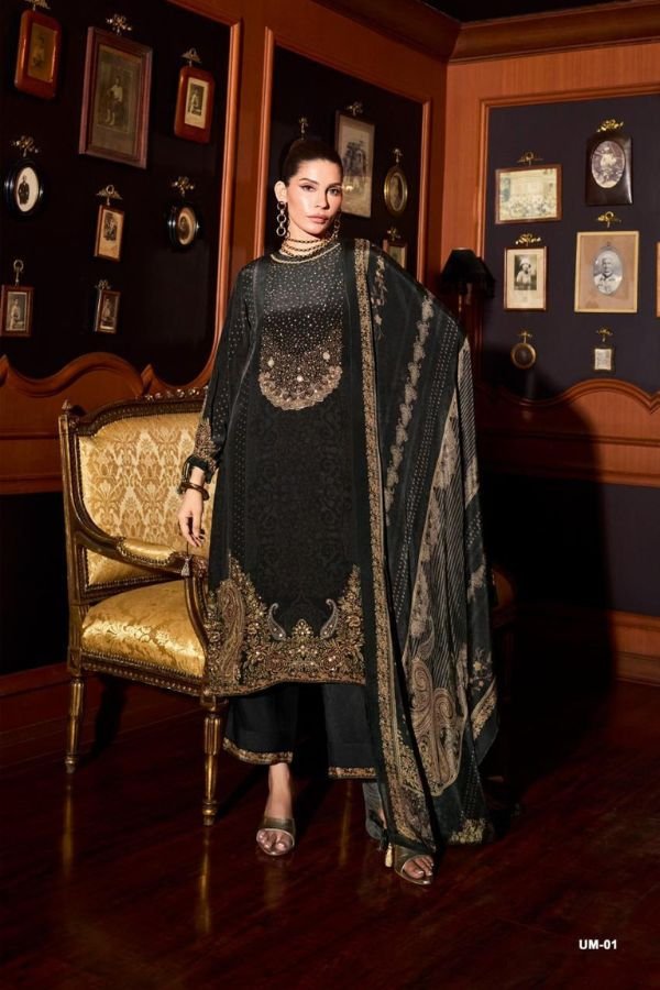 Varsha Fashion Urmi Crepe Printed Ladies Salwar Suit UM-01