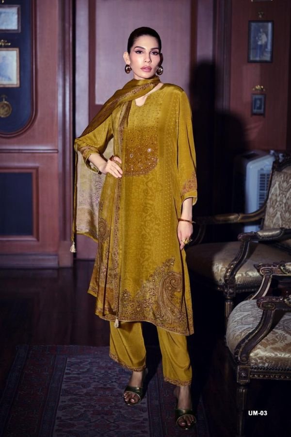 Varsha Fashion Urmi Crepe Printed Ladies Salwar Suit UM-03