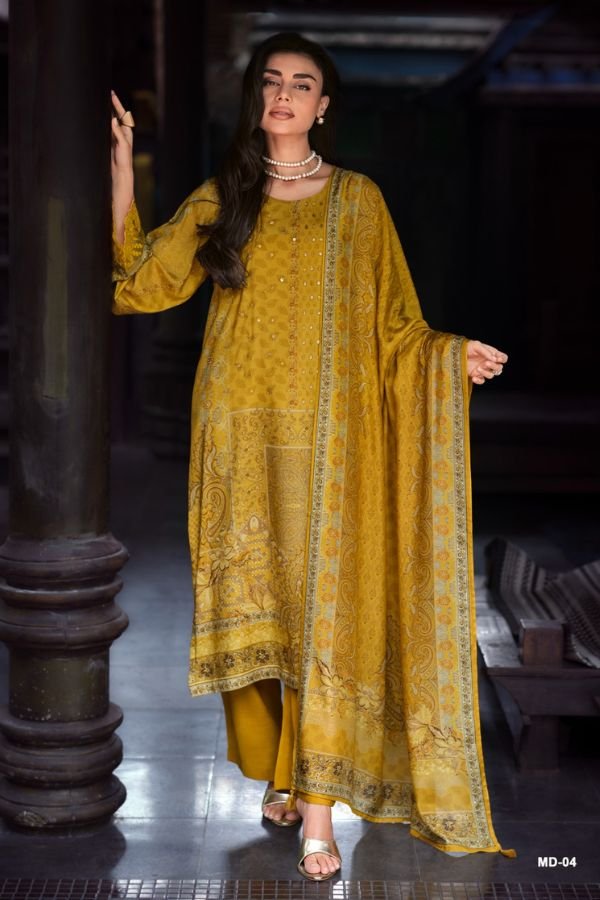 Varsha Fasihion Mandara Muslin Ladies Suit MD-04