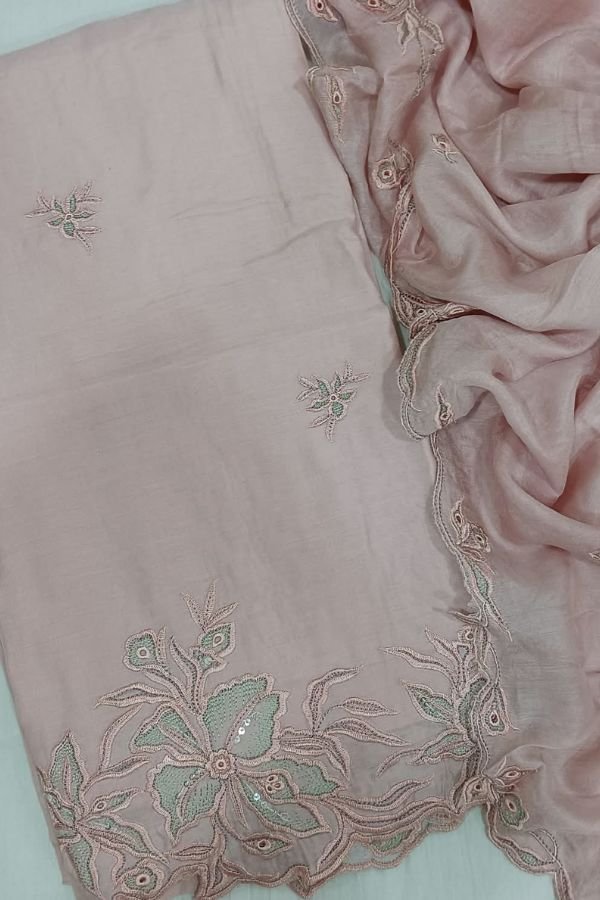 Ganga Fashion Firasha S4438 Premium Pure Silk Suit S4438-A