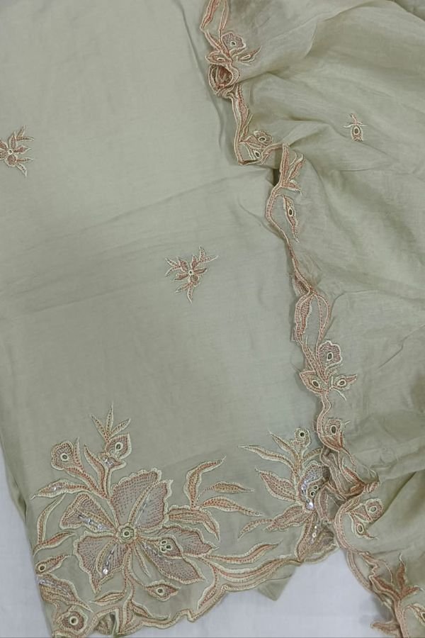 Ganga Fashion Firasha S4438 Premium Pure Silk Suit S4438-D