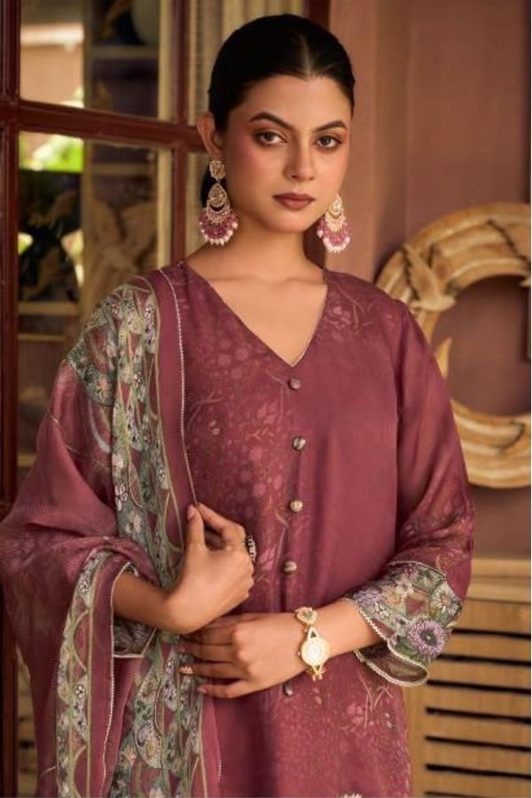 Jay Vijay Prints Mehvish Organza Ladies Suits 3341-C Jay Vijay Prints Mehvish Organza Ladies Suit 3341-C