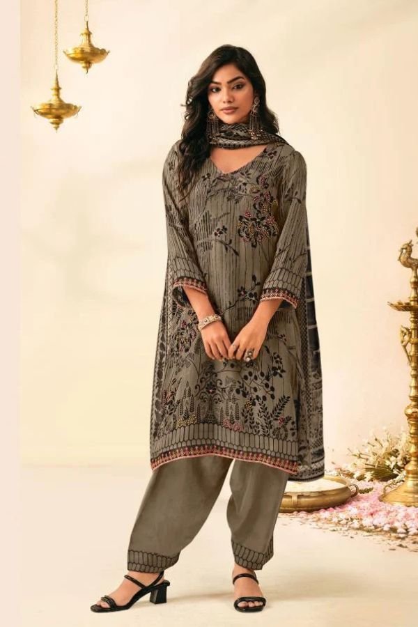 Jay Vijay Prints Mohey Organza Ladies Suit 3314-C