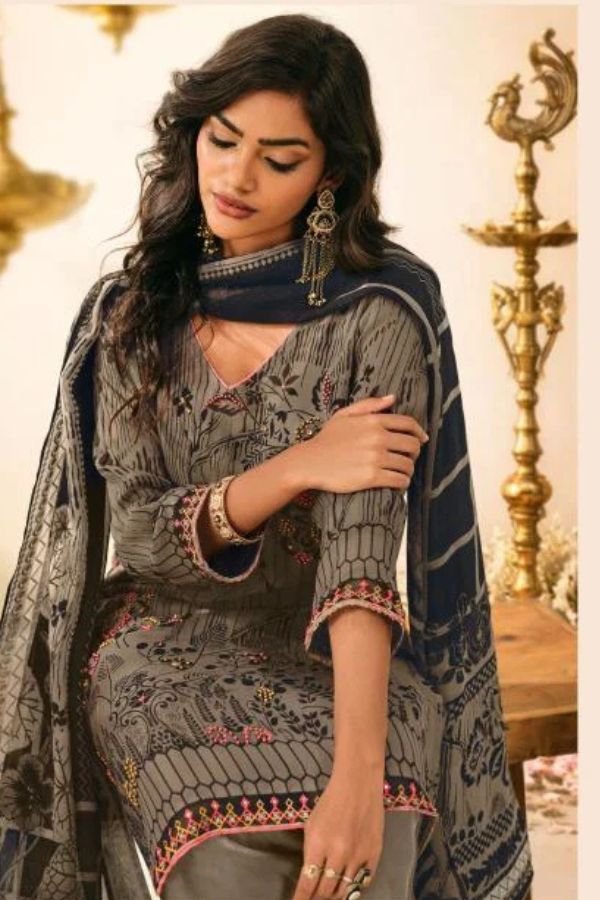 Jay Vijay Prints Mohey Organza Ladies Suit 3314-C
