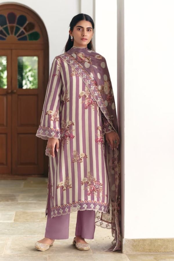 Kimora Fashion Gulbahaar Pure Muslin Ladies Suit 2441