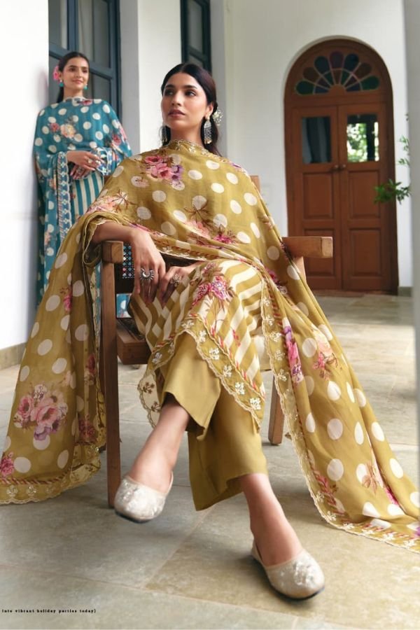 Kimora Fashion Gulbahaar Pure Muslin Ladies Suit 2440