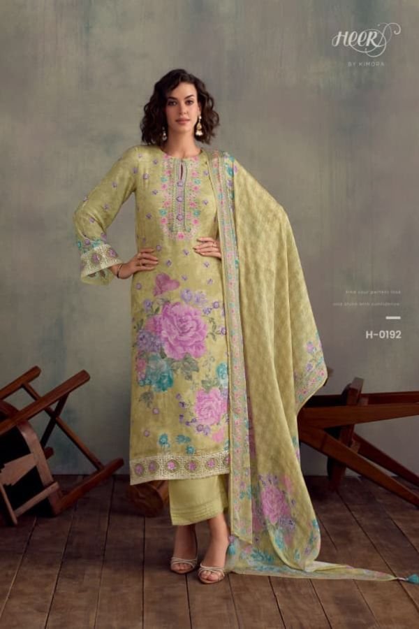 Kimora Fashion Heer Jazz Muslin Salwar Suit H-0192