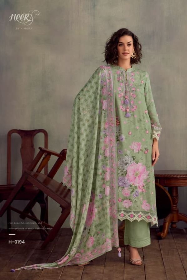 Kimora Fashion Heer Jazz Muslin Salwar Suit H-0194