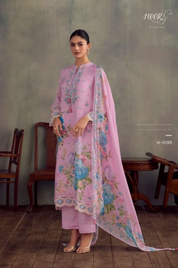 Kimora Fashion Heer Jazz Muslin Salwar Suit H-0195