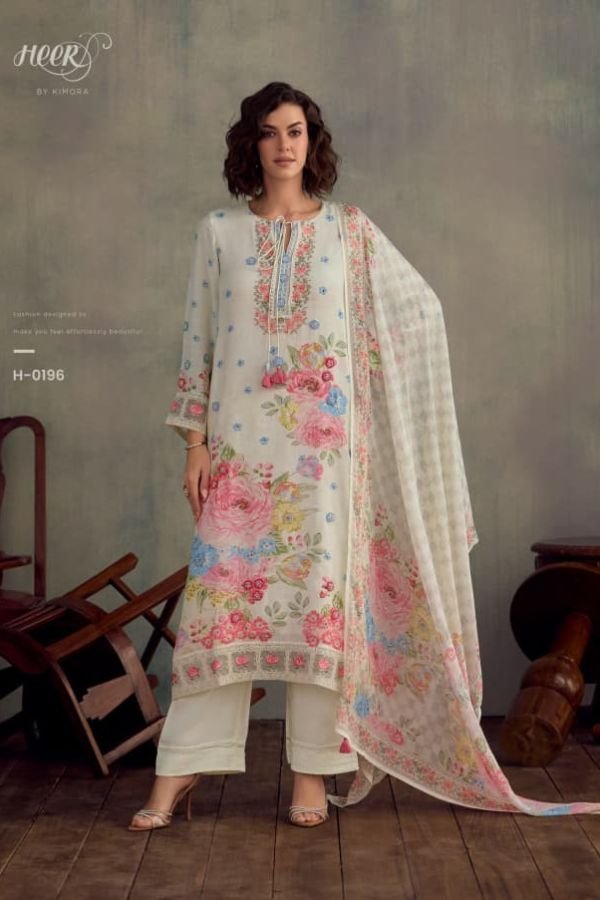Kimora Fashion Heer Jazz Muslin Salwar Suit H-0196