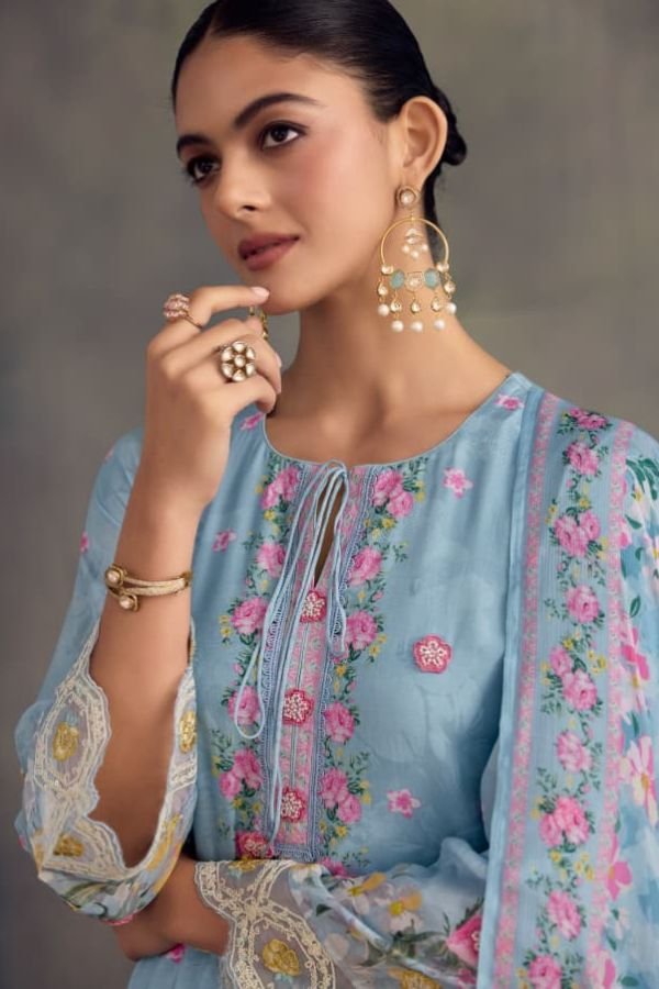 Kimora Fashion Heer Jazz Muslin Salwar Suit H-0193