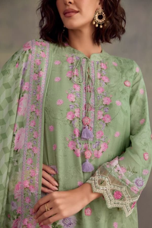 Kimora Fashion Heer Jazz Muslin Salwar Suit H-0194
