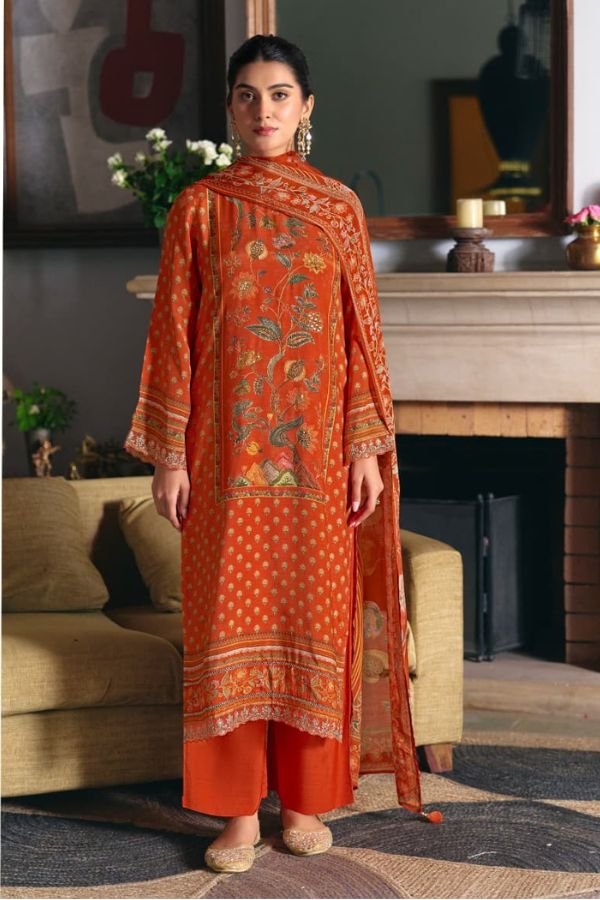 Kimora Fashion Rola Rappa Pure Muslin Ladies Suit 2453