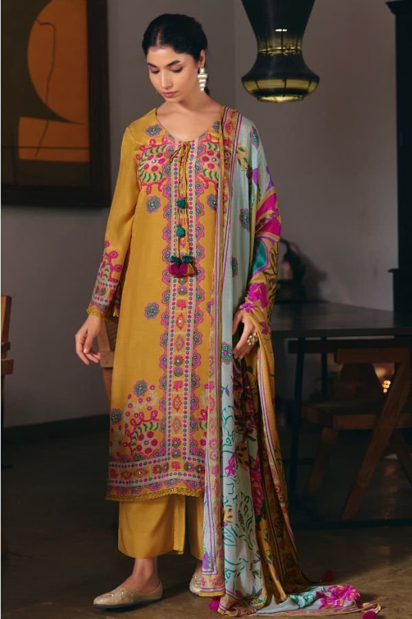 Kimora Fashion Sahieliyan Pure Muslin Ladies Suit 2472