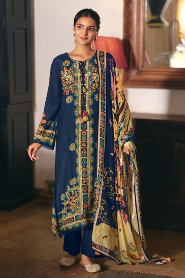 Kimora Fashion Sahieliyan Pure Muslin Ladies Suit 2474