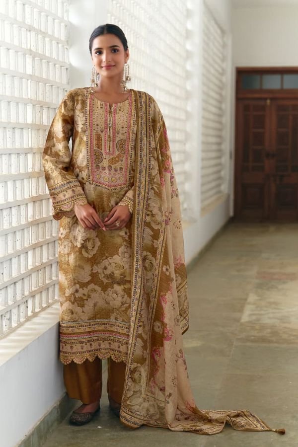 Kimora Fashion Tayarian Pure Kanjivaram Jacquard Silk Suit 2431