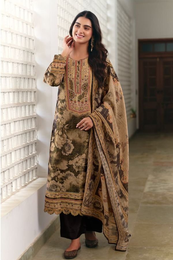 Kimora Fashion Tayarian Pure Kanjivaram Jacquard Silk Suit 2432