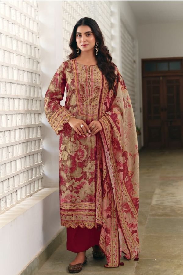 Kimora Fashion Tayarian Pure Kanjivaram Jacquard Silk Suit 2433