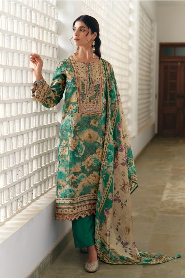 Kimora Fashion Tayarian Pure Kanjivaram Jacquard Silk Suit 2434